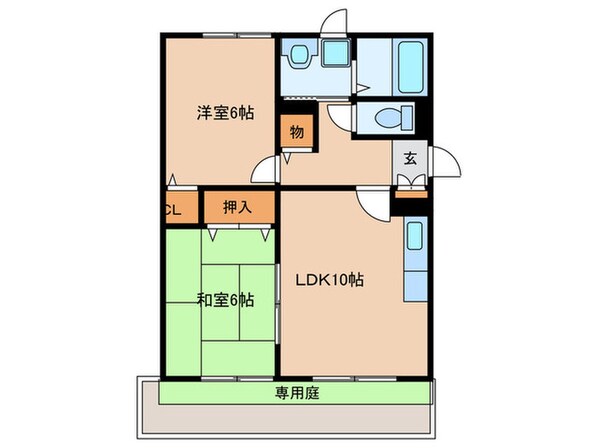 メゾンピアの物件間取画像